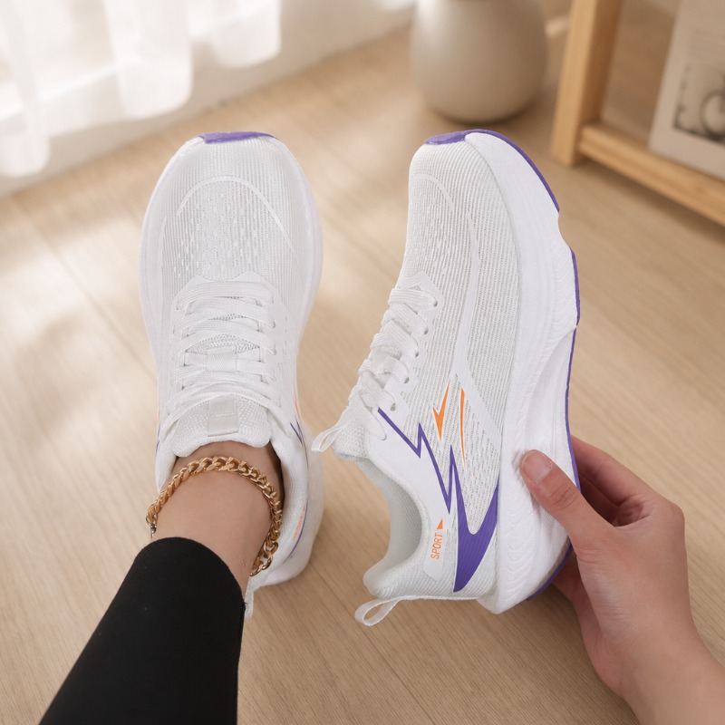 Women'S Shoes X Wide - 女性ワイドトゥスニーカー通気性ニットメッシュコンフォートフラットレースアップシューズトレンディカジュアルアウトドアランニングフィットネスウォーキングシューズ