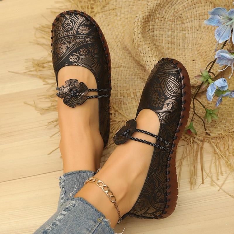 Women Shoes Loafers - ソフトソールレディースシングルシューズ秋用多用途快適ラウンドトゥカジュアルシューズレディースローファー