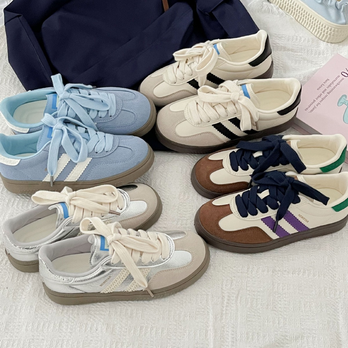 ヴィンテージ風レディーススニーカー、新作ホワイトスニーカー、 - Mesh Sneaker Women のレビューと価格