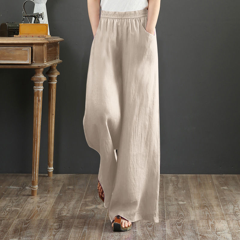 2025年夏 レディース コットンリネン ワイドブーツパンツ - Women'S Shoes X Wide のレビューと価格