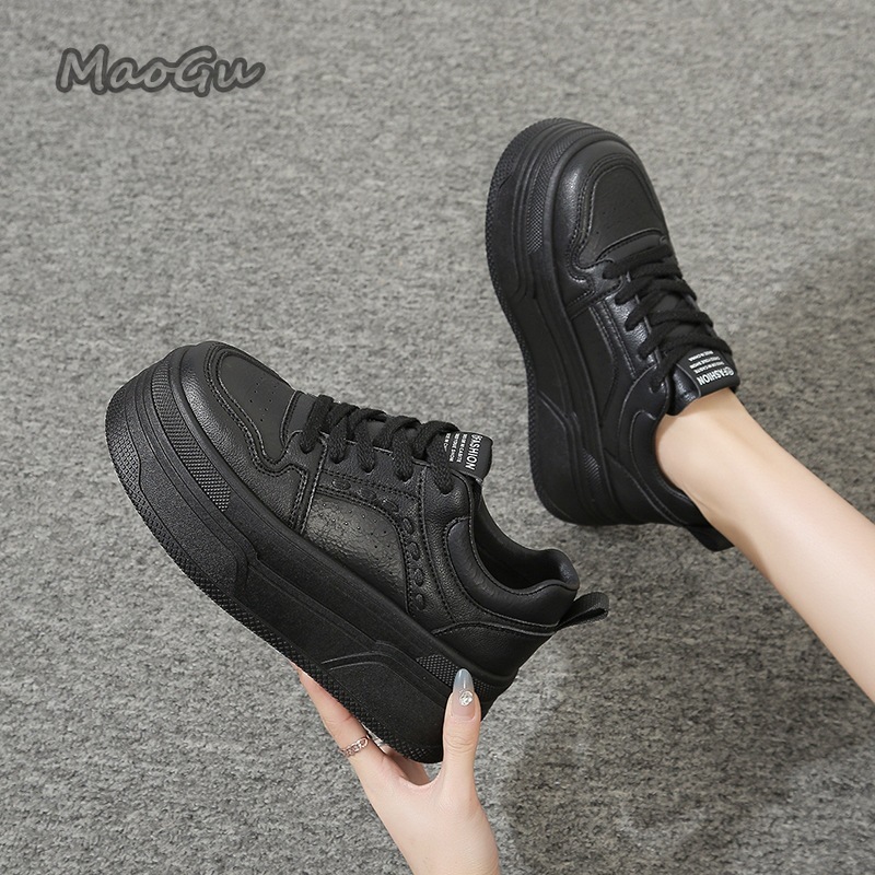 身長を伸ばすプラットフォーム ホワイトスニーカー 女性用 レ - Platform Sneakers Chunky のレビューと価格