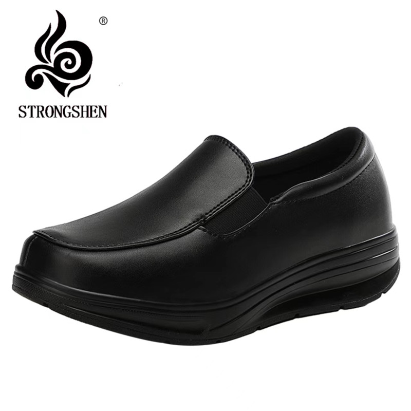 Strongshen-女性の快適な春の靴,カジュアルな女性の - Women'S Shoes For Neuropathy のレビューと価格
