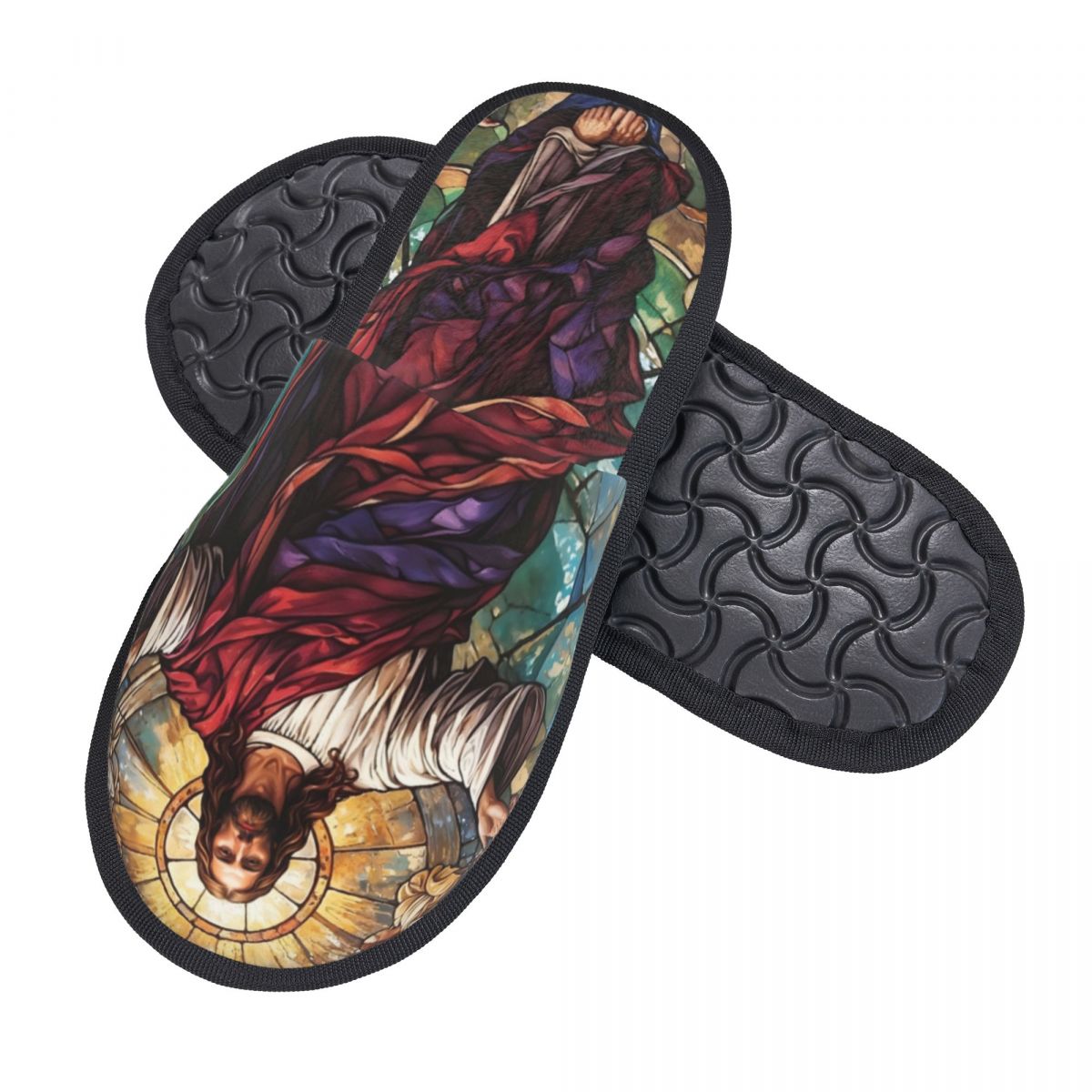主イエス・キリストの家のスリッパ、居心地の良い暖かいメモリー - Fluffy Fur Slipper のレビューと価格