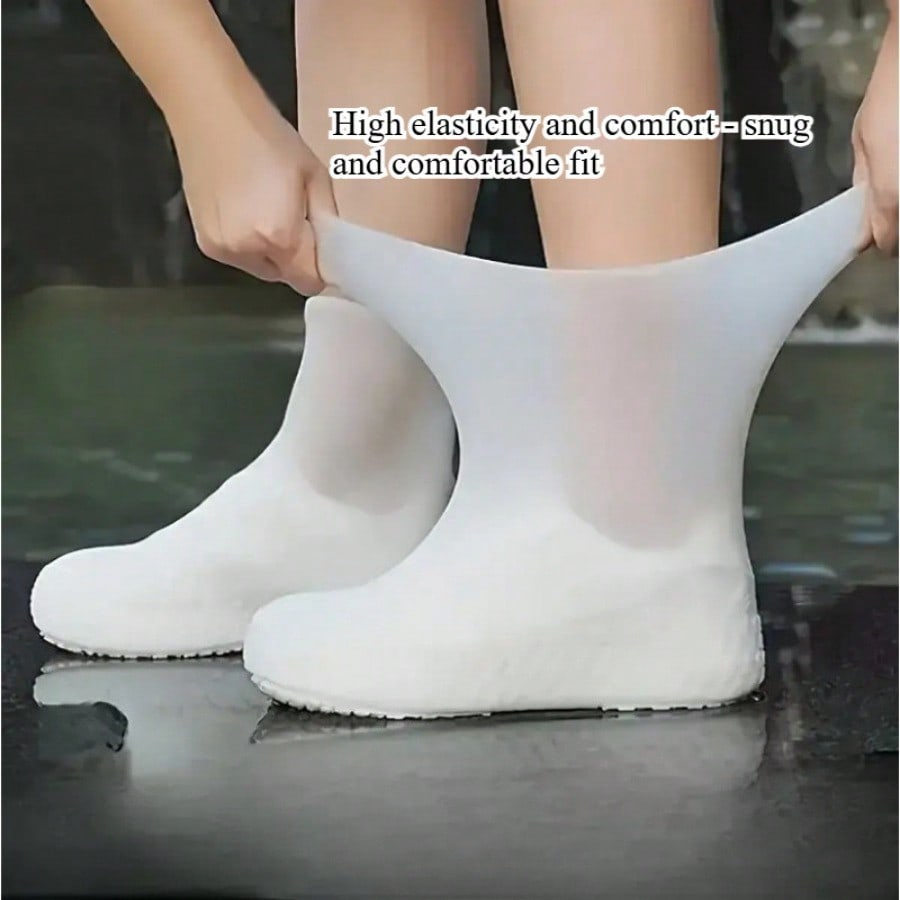 1ピースラテックスレインブーツ防水靴カバー、男女兼用、アウト - Women'S Shoes For Neuropathy のレビューと価格