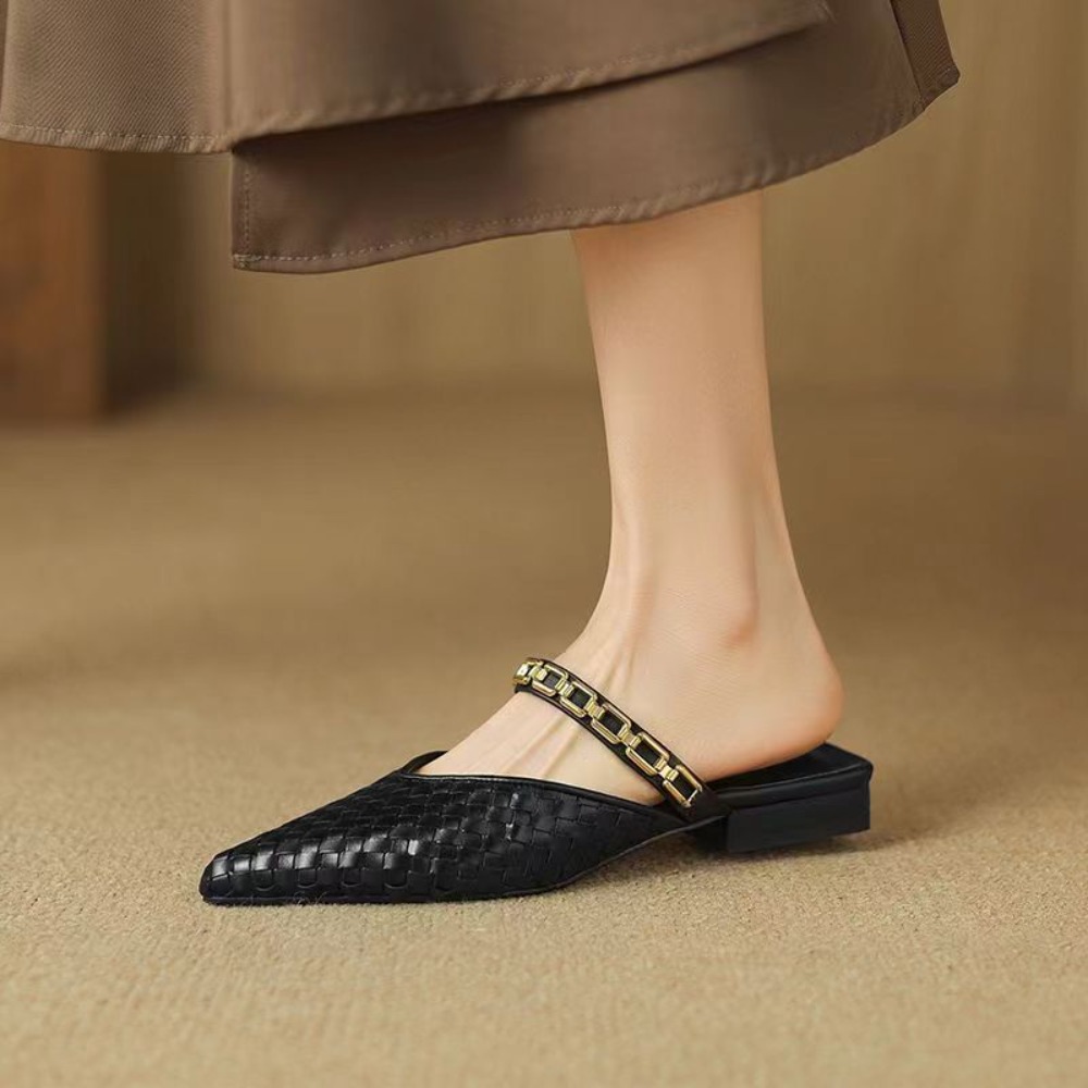 2026年ニューレトロポインテッドトゥスリッポンフラットシュ - Women'S Shoes Clogs のレビューと価格