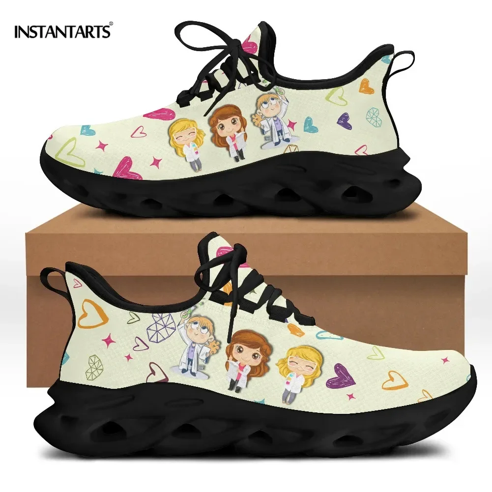 かわいい漫画ドクターナースシューズ女性用ライトメッシュ春夏女 - Mesh Sneaker Women のレビューと価格