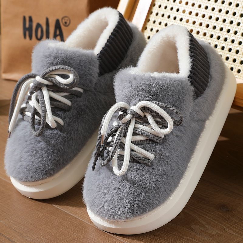 新型立体フルラップスリッパ ホームふわふわコットンシューズ  - Fluffy Fur Slipper のレビューと価格