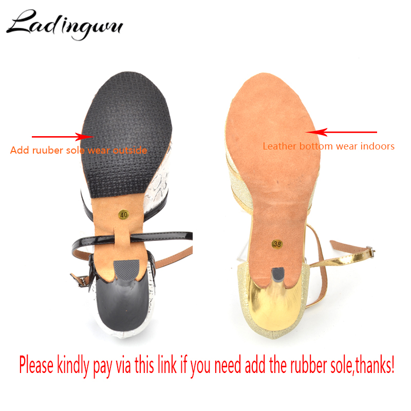 ゴム製アウトソールのためのラテンダンスシューズ社交ダンスシュ - Women'S Shoes For Neuropathy のレビューと価格