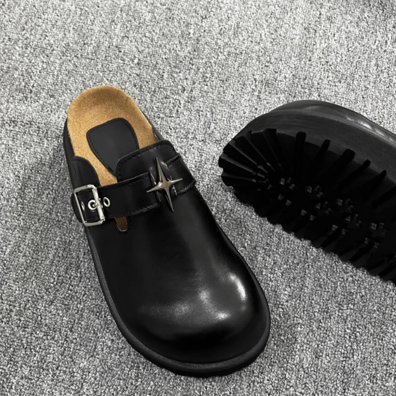 チャンキーヒールプラットフォーム女性ミュール靴ファッション金 - Slip On Mule Flat のレビューと価格