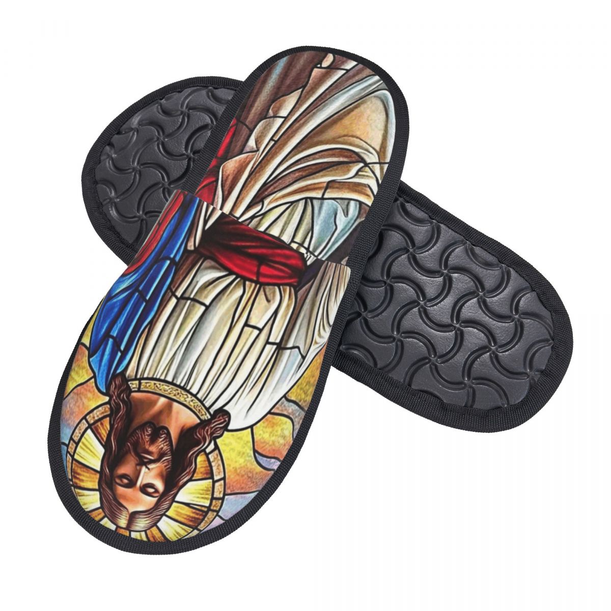 救世主イエス・キリストハウススリッパソフトで暖かい低反発ふわ - Fluffy Fur Slipper のレビューと価格
