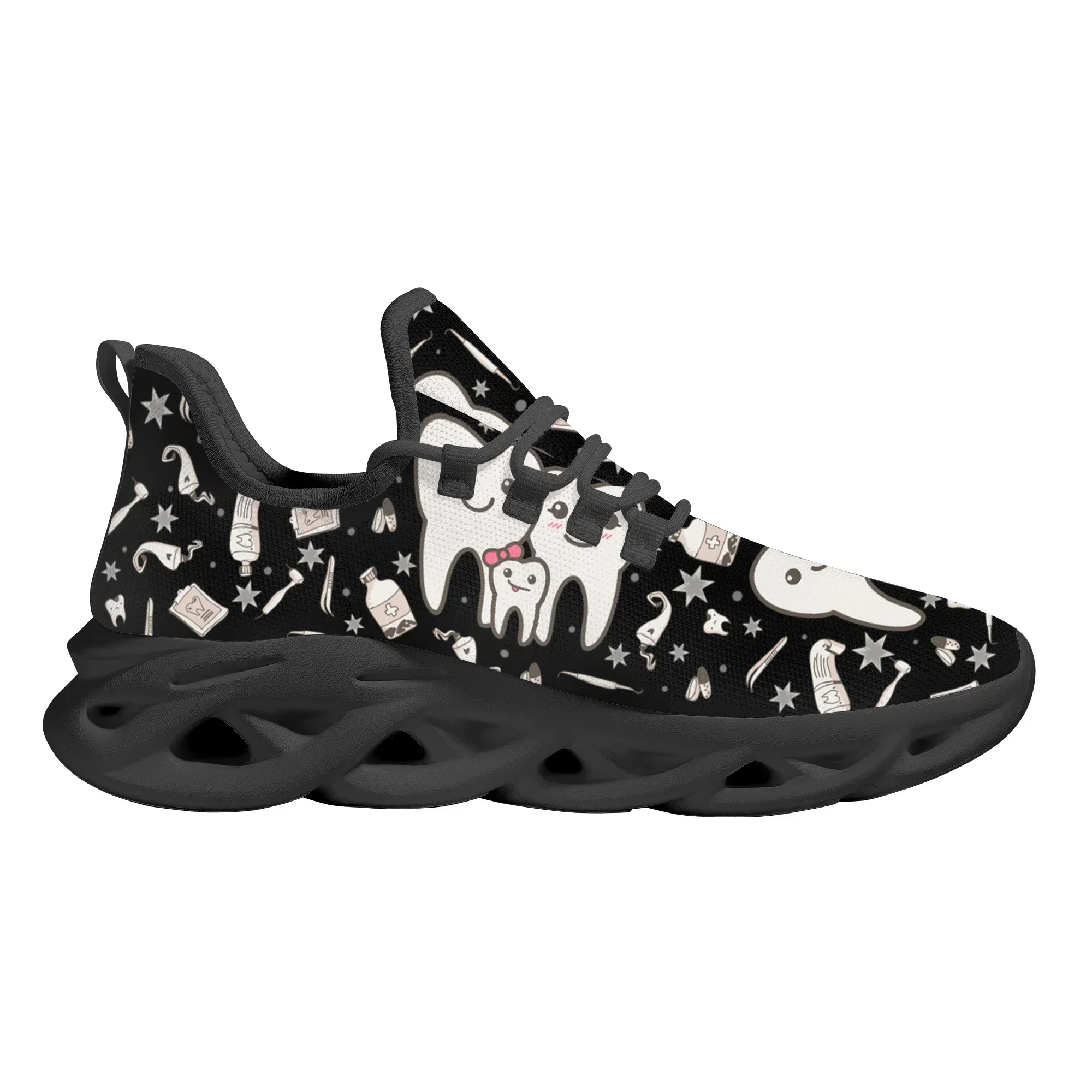 かわいい歯科デザインスニーカー レディース カジュアル 軽量 - Mesh Sneaker Women のレビューと価格