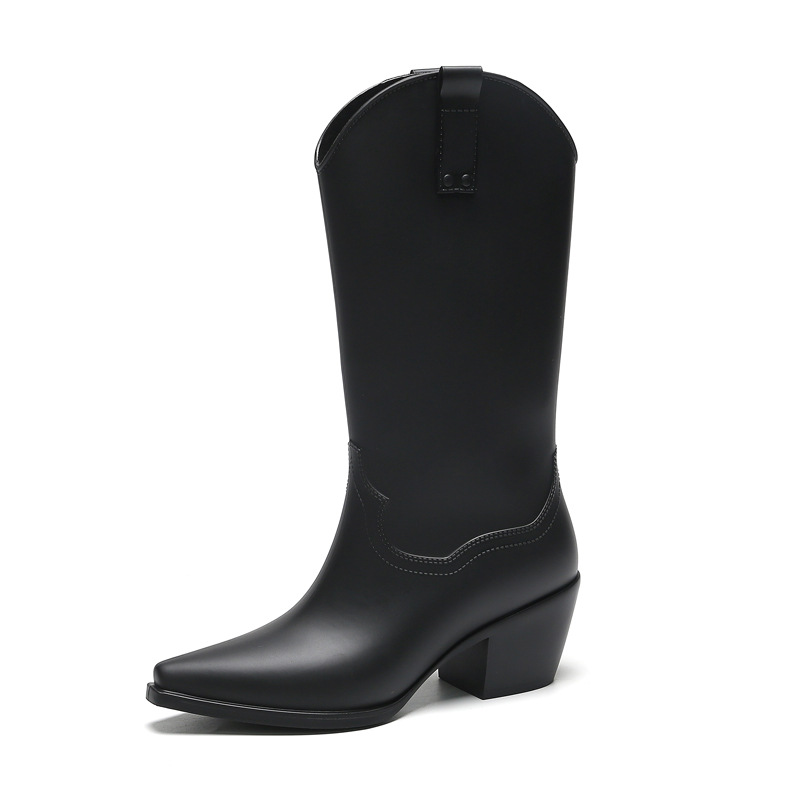 女性用ロングレインブーツ,ハイヒール,ソフトラバー,防水ラバ - Women'S Shoes For Neuropathy のレビューと価格