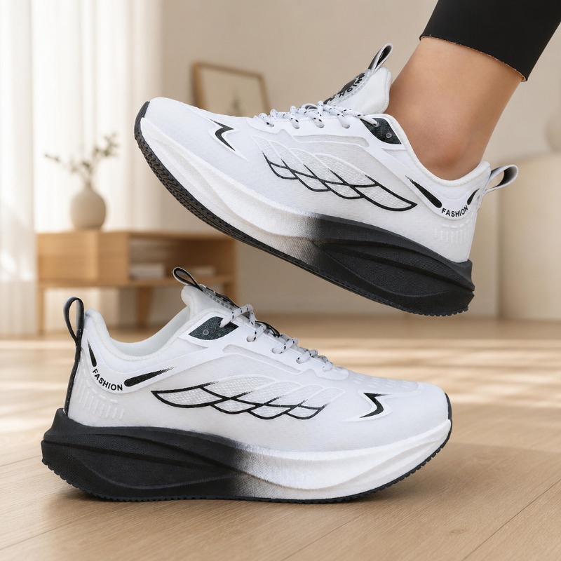 女性ワイドトゥランニングシューズ夏の新メッシュ通気性スニーカ - Women'S Shoes X Wide のレビューと価格