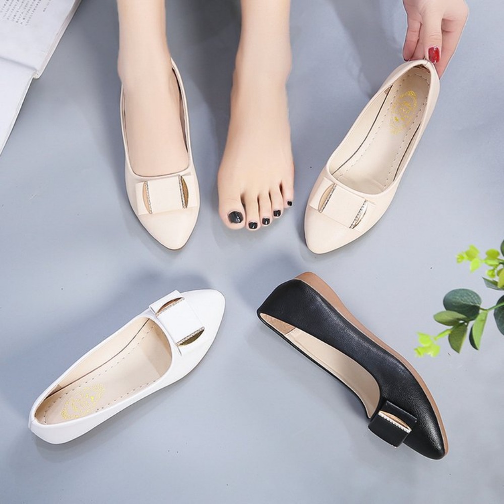 女性向けトレンドカジュアル軽量オフィスドレスシューズ、フラッ - Women Shoes Loafers のレビューと価格