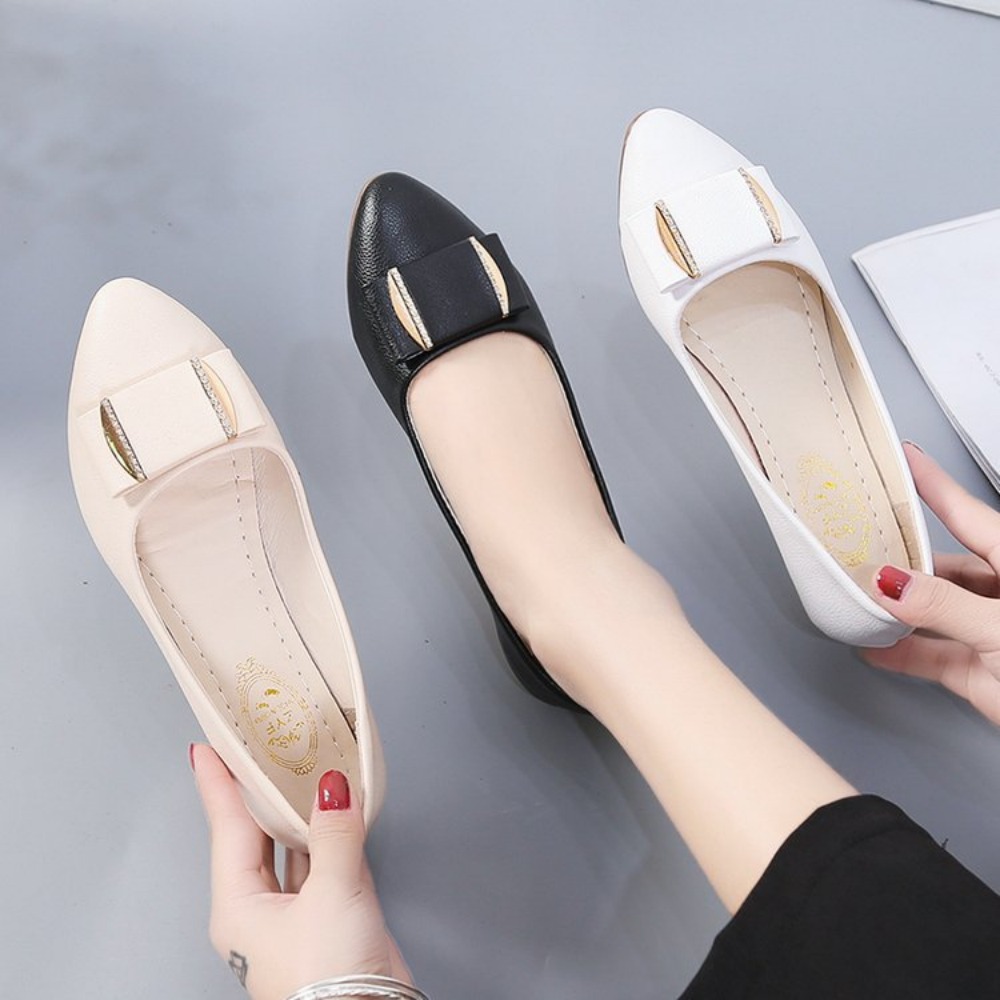 女性向けトレンドカジュアル軽量オフィスドレスシューズ、フラッ - Women Shoes Loafers のレビューと価格