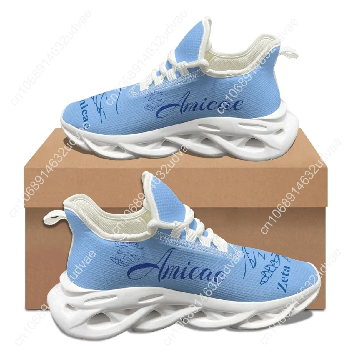 ゼータ・アミカエ新トレンド3Dプリントカジュアルメッシュスニ - Mesh Sneaker Women のレビューと価格