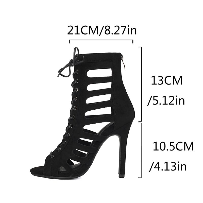 ORCHA LISA ブラック レディース サンダル ピープ - Women Shoes Zipper のレビューと価格
