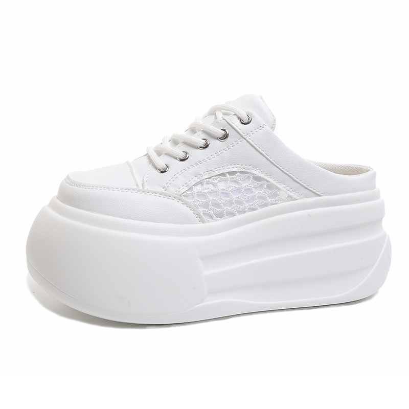 女性 7 センチメートルハイヒールチャンキースリッパ新しい夏 - Platform Sneakers Chunky のレビューと価格