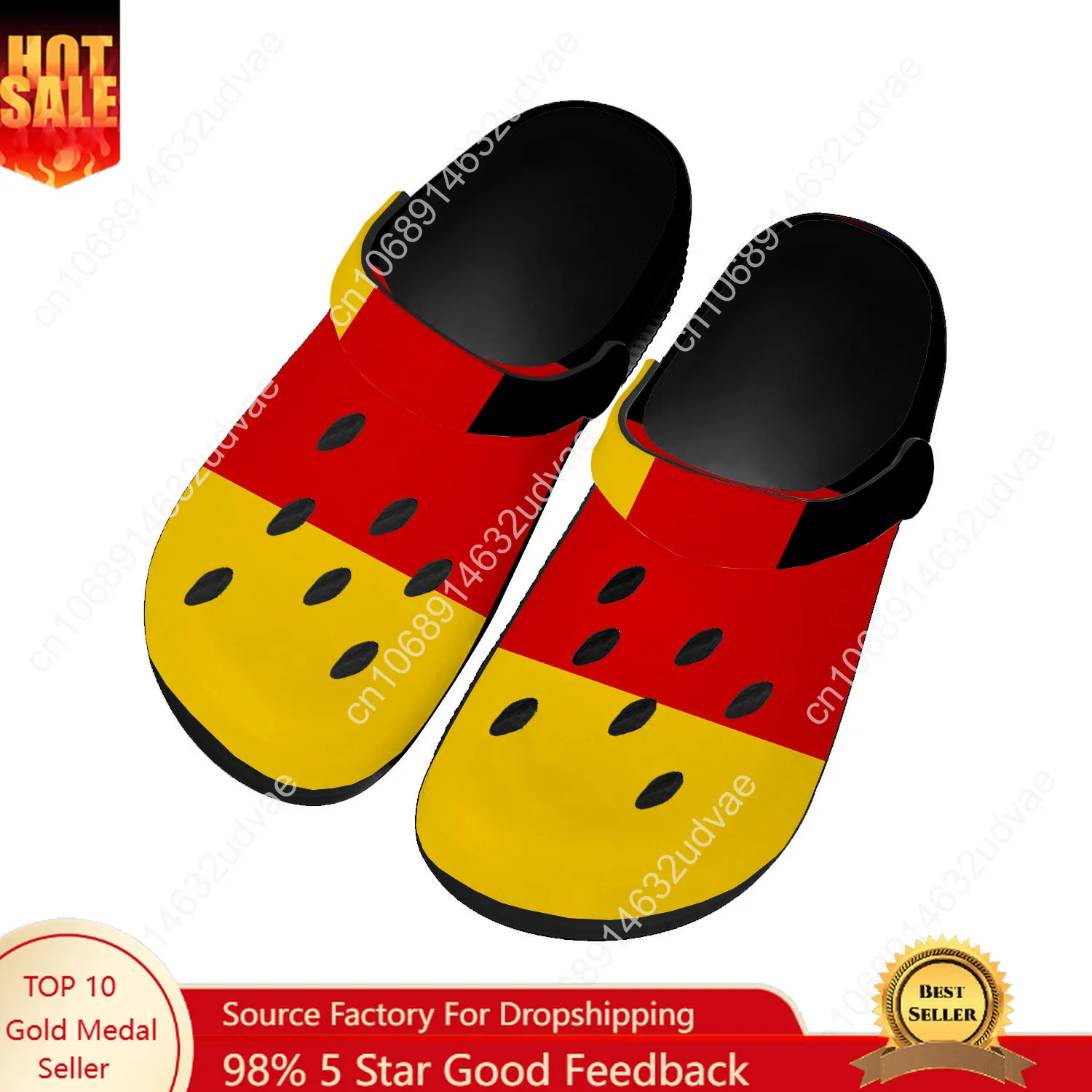 ドイツ国旗ウォーターシューズ男性女性ノンスリップホームガーデ - Women'S Shoes Clogs のレビューと価格